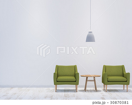 白い部屋の写真素材