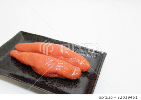 タラの卵巣 スケトウダラの写真素材