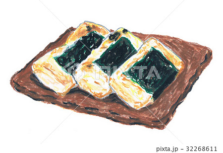 磯辺餅のイラスト素材