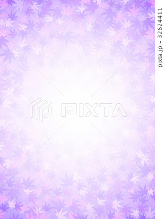 葉 紫 背景 もみじのイラスト素材
