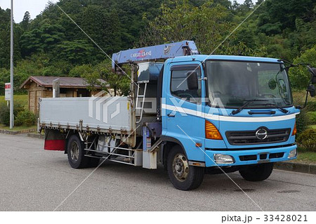 8トン車の写真素材