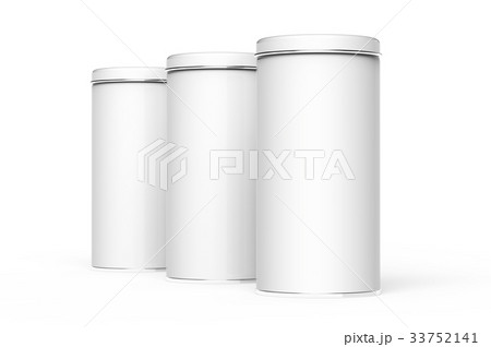 ブリキ缶の写真素材