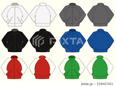 ジャケット ベクター 長袖 スタジャンのイラスト素材