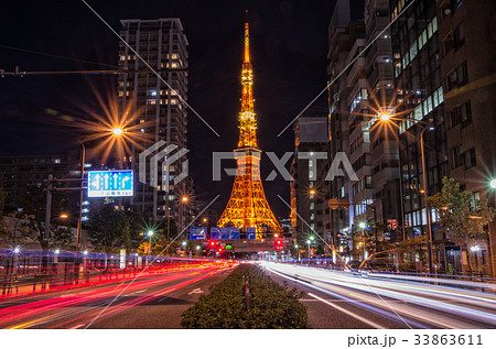 东京夜景照片素材