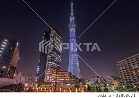 東京夜景の写真素材