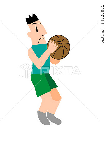 ダブルドリブルのイラスト素材