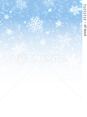 雪 雪柄 グラデーション 雪の結晶のイラスト素材 - PIXTA