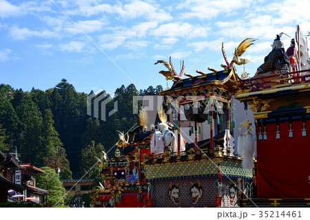 高山祭の写真素材