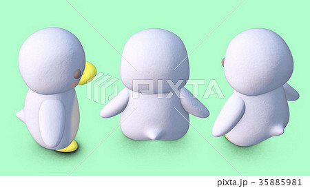 イワトビペンギン ペンギン キャラクター 動物のイラスト素材