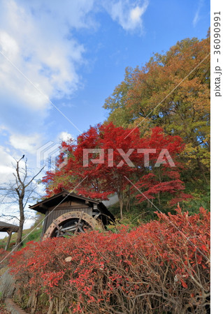 牧水の滝の写真素材