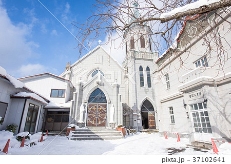 函館カトリック元町教会の写真素材 - PIXTA