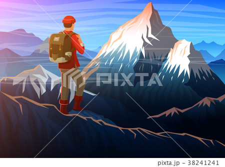 エベレストのイラスト素材