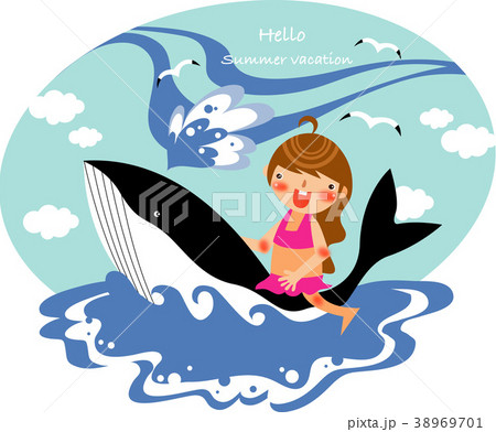 イラスト 夏 女性 女のイラスト素材 イラスト 夏 女性 女のイラスト素材