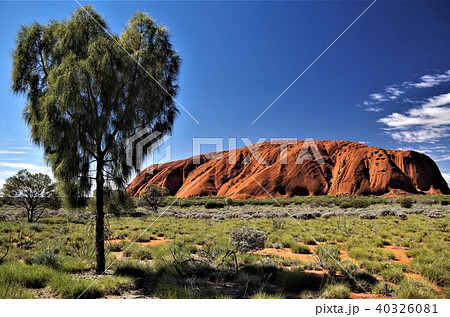 オーストラリア内陸部の写真素材