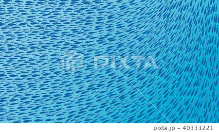 ベクター 魚 イワシ 魚群のイラスト素材