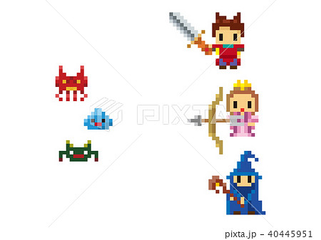 ゲーム ドット絵 Rpg ドットのイラスト素材