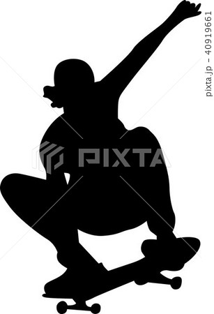 スケートボード スケボー エクストリーム パフォーマンスの写真素材