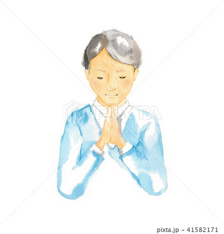 合掌 手を合わせる 祈る 祈りのイラスト素材