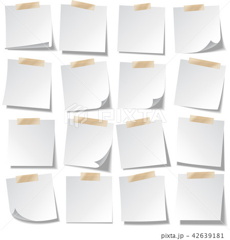 Black Sticky Note Isolated On Background Template For Your