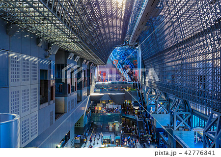 京都駅構内の写真素材