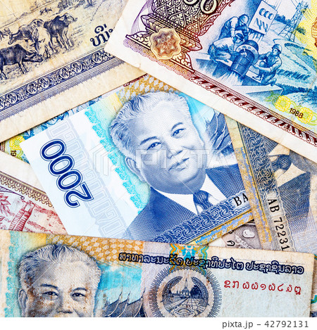 ラオス紙幣の写真素材 - PIXTA
