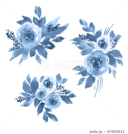 テクスチャ モノクロ 牡丹 花のイラスト素材