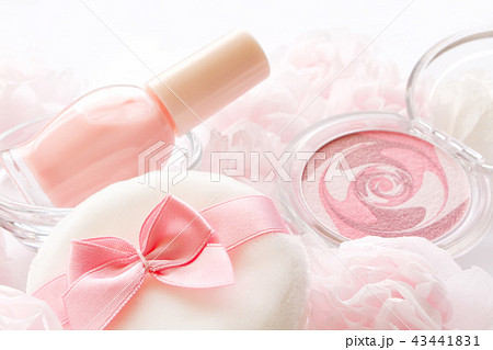 コスメイメージ おしゃれ 背景の写真素材