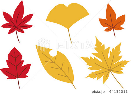 葉っぱ 秋 落ち葉 紅葉のイラスト素材 葉っぱ 秋 落ち葉 紅葉のイラスト素材
