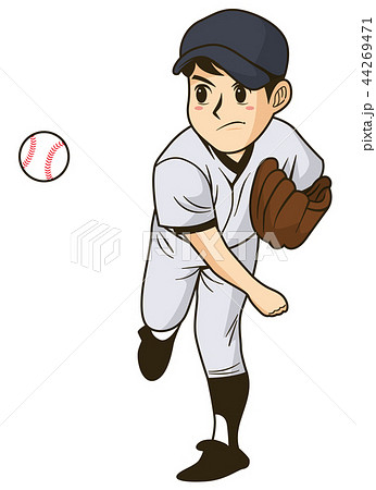 少年野球のイラスト素材