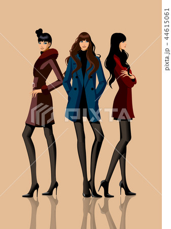 ポーズ モデル 女の子の写真素材