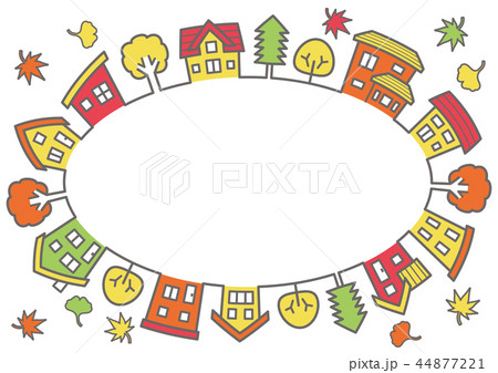 楕円のイラスト素材