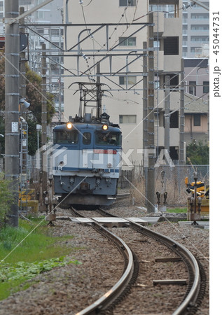 尻手短絡線の写真素材