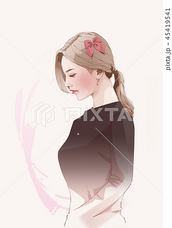 美麗 綺麗 女のイラスト素材 Pixta