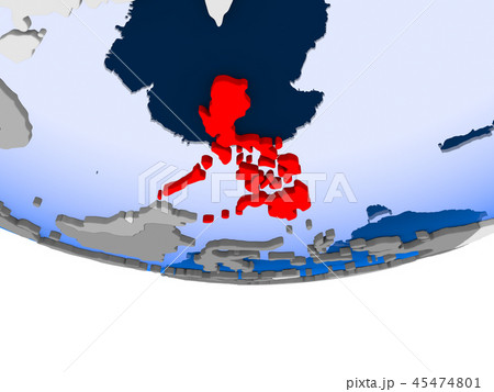 フィリピンの地図のイラスト素材