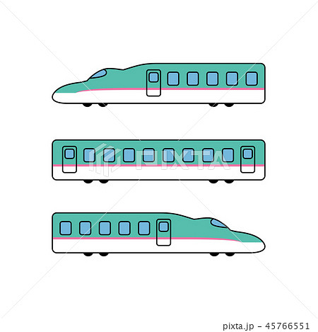 東北新幹線のイラスト素材