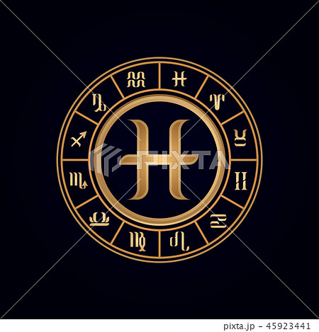 さそり座 シンボルマーク 蠍座 星座記号のイラスト素材