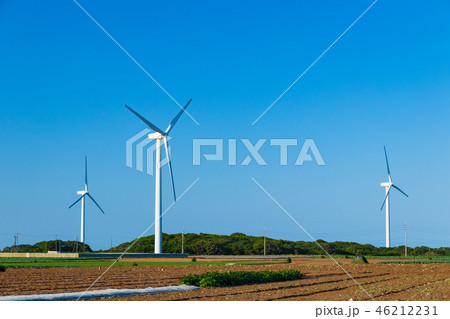 景色 風景 風車 野外の写真素材 - PIXTA