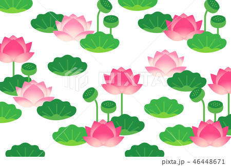 蓮のイラスト素材集 ピクスタ