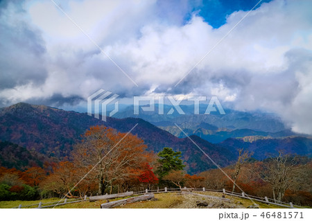 展望台 大台ケ原 日の出岳の写真素材