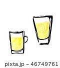 ウィスキーハイボールのイラスト素材