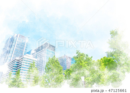 丸の内のイラスト素材