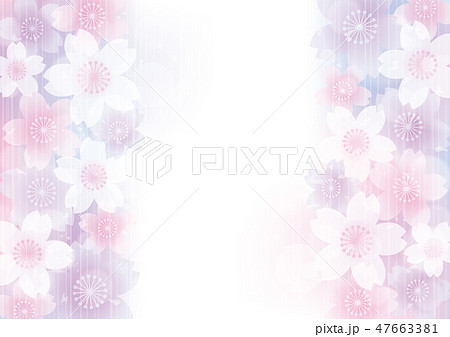 花柄 和柄 紫 和風 壁紙の写真素材