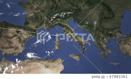 イタリア 地図 イタリア地図 ローマのイラスト素材