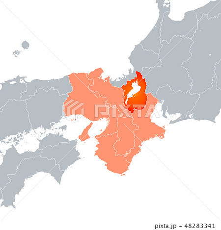 滋賀県 日本地図 日本列島 日本の写真素材