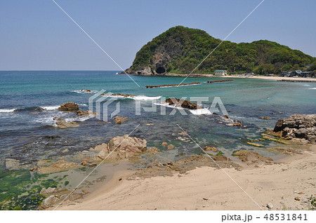 切浜海水浴場の写真素材