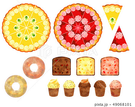パウンドケーキのイラスト素材集 ピクスタ