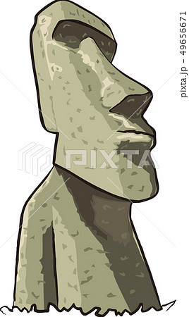 Easter Island moai statue icon color outline vector 19193046 Vector Art at  Vecteezy
