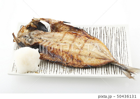 鯵の開きの写真素材
