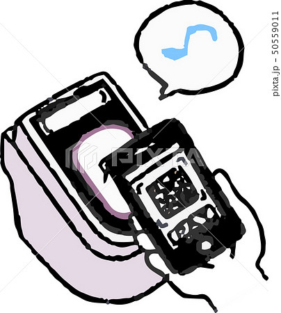 電子マネー 電子決済 スマホ 決済のイラスト素材