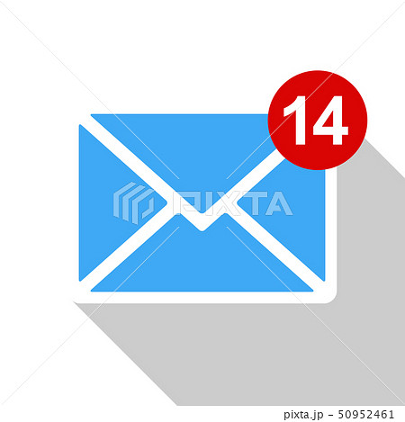 かわいいメールアイコンのイラスト素材のイラスト素材